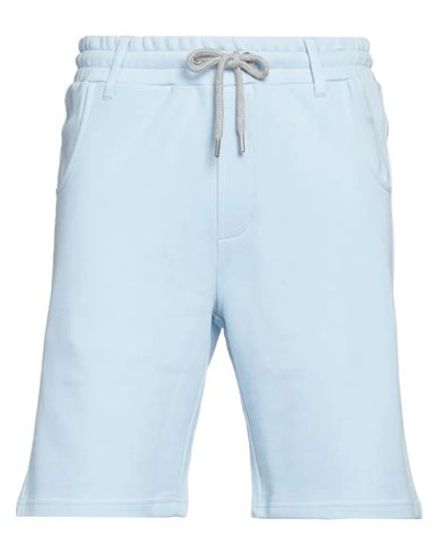 Harmont & Blaine Man Shorts & Bermuda Shorts Sky Blue Size S Cotton