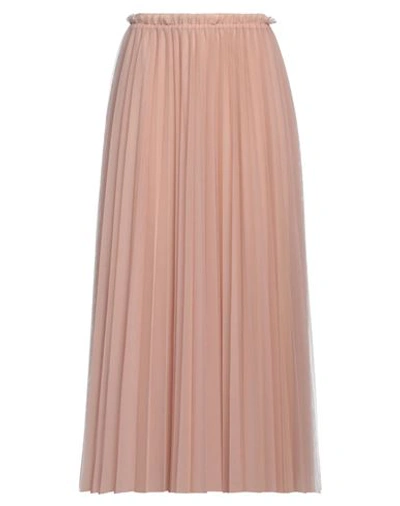 Compagnia Italiana Woman Long Skirt Blush Size L Polyester In Pink