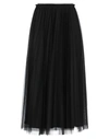 Compagnia Italiana Woman Long Skirt Black Size L Polyester