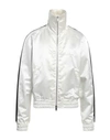 Amiri Man Jacket White Size Xxl Cotton, Rayon