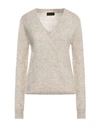 Roberto Collina Woman Sweater Cream Size L Mohair Wool, Wool, Nylon, Elastane In White