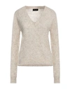 Roberto Collina Woman Sweater Cream Size M Mohair Wool, Wool, Nylon, Elastane In White
