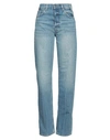 Anine Bing Woman Jeans Blue Size 29 Cotton, Organic Cotton In Blue