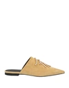 Erika Cavallini Woman Mules & Clogs Beige Size 6 Leather In Beige
