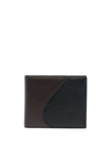 LANVIN TWO-TONE LEATHER CARDHOLDER