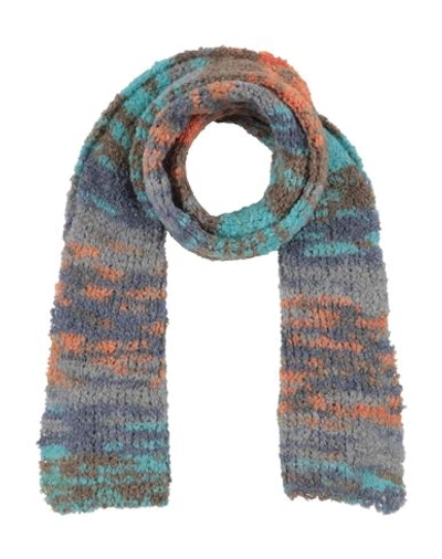 Roberto Collina Woman Scarf Turquoise Size - Polyacrylic, Baby Alpaca Wool, Wool, Nylon In Blue