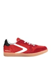 VALSPORT VALSPORT MAN SNEAKERS RED SIZE 8 SOFT LEATHER