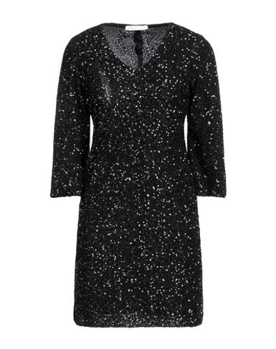 Caractere Caractère Woman Mini Dress Black Size 10 Polyester