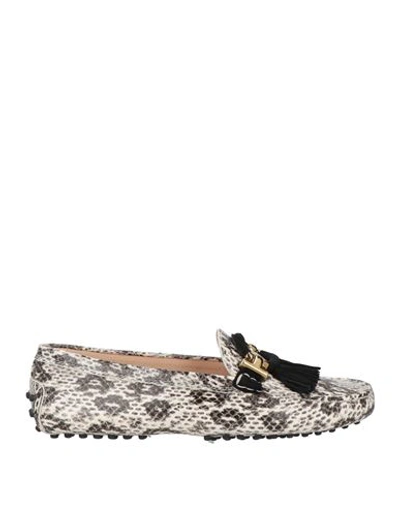 Tod's Woman Loafers White Size 6 Soft Leather