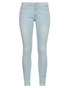 Replay Woman Jeans Blue Size 32w-30l Cotton, Polyester, Elastane In Blue