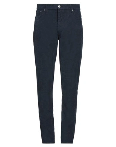 Trussardi Jeans Man Pants Navy Blue Size 30 Cotton, Elastane