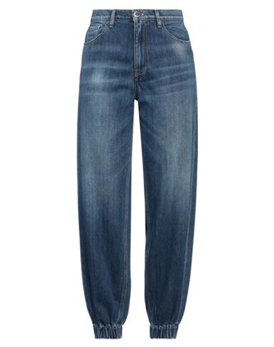 Pinko Mid-rise Wide-leg Jeans In Blue