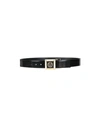Versace Jeans Couture Man Belt Black Size 43 Soft Leather In Black