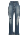 Massimo Rebecchi Woman Jeans Blue Size 8 Cotton, Elastane In Blue