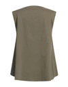 Alessio Bardelle Woman Top Military Green Size L Viscose, Nylon, Elastane