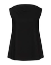 Alessio Bardelle Woman Top Black Size M Viscose, Nylon, Elastane