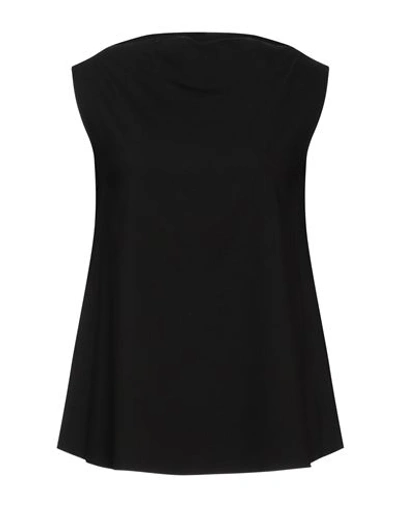 Alessio Bardelle Woman Top Black Size M Viscose, Nylon, Elastane