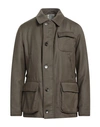 L'IMPERMEABILE L'IMPERMEABILE MAN COAT MILITARY GREEN SIZE 40 WOOL