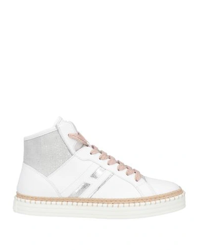 Hogan Woman Sneakers White Size 7.5 Soft Leather
