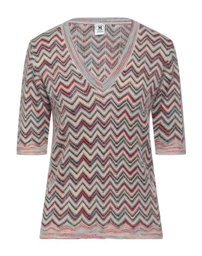 M Missoni Woman Sweater Cream Size S Mohair Wool, Viscose, Wool, Polyamide In White