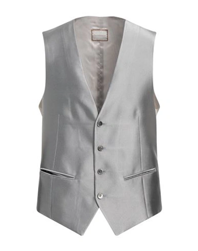 Pal Zileri Cerimonia Man Vest Light Grey Size 40 Silk