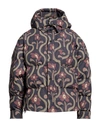 Jacquemus Multicolor Le Papier 'la Doudoune Chemise' Puffer Jacket In Blue