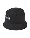 Dsquared2 Man Hat Black Size M Cotton In Black