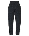 High Woman Pants Midnight Blue Size 2 Cotton, Linen, Elastane