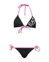Ea7 Woman Bikini Black Size Xs Polyamide, Elastane