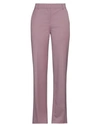 Alberta Ferretti Woman Pants Mauve Size 8 Polyester, Virgin Wool, Elastane In Purple