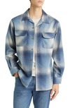 PENDLETON BOARD PLAID WOOL FLANNEL BUTTON-UP SHIRT
