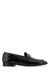 Jimmy Choo Women Black Leather Diamond Tilda Loafers In Black