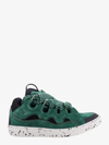 Lanvin Curb Lace-up Sneakers In Green