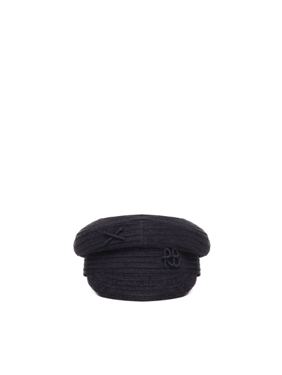 Ruslan Baginskiy Baker Boy Hat In Black