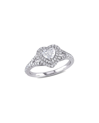 Rina Limor 14k 0.98 Ct. Tw. Diamond Halo Heart Ring