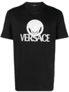 Versace Crewneck T-shirt With Medusa Logo And Comfortable Fit In Black