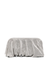 Benedetta Bruzziches Venus Petite Embellished Clutch Bag In Silver