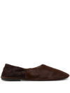 THE ROW CANAL PONY HAIR LOAFERS