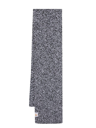 Lanvin Knitted Wool Scarf In White