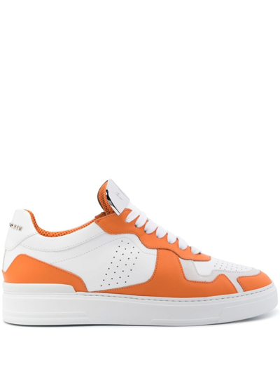 Philipp Plein Logo-plaque Panelled Sneakers In White