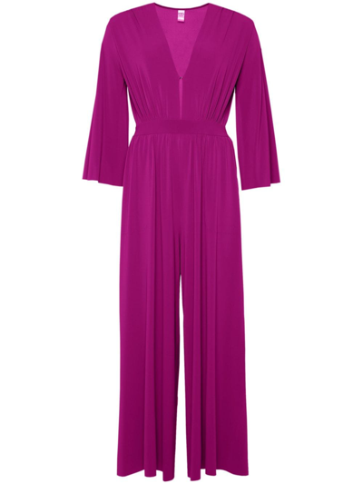 Eres Aretha V-neck Jumpsuit In Sunset