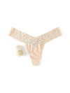 Hanky Panky Supima® Cotton Low Rise Thong Chai In Brown