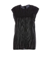 Stella Mccartney Woodgrain Print Lurex Tank Top In Black