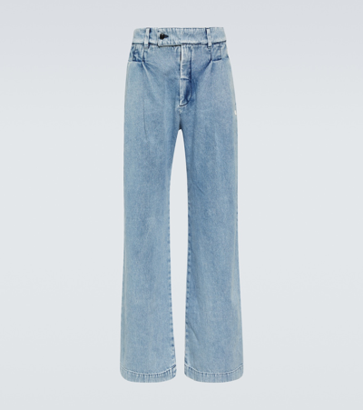 Amiri Wide-leg Jeans In Blue