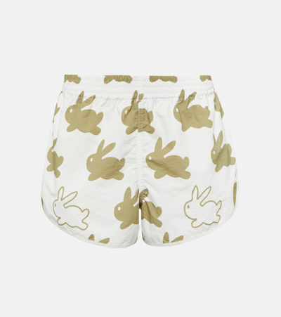 Jw Anderson Printed Running Shorts In Multicoloured