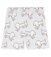 Stella Mccartney X Yoshitomo Nara Cotton Jersey Shorts In Grey