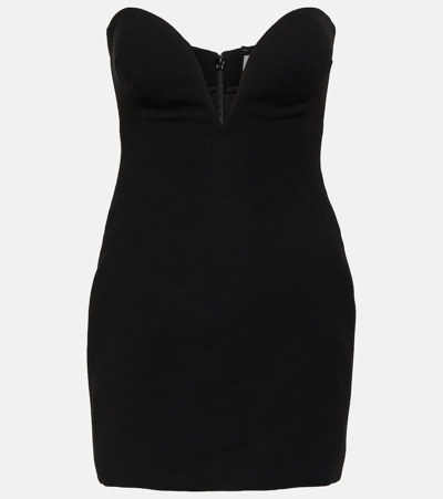 Monot Crêpe Minidress In Black