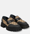 Gucci Loafers Gg Aus Canvas In Multicoloured