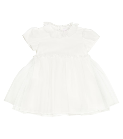 Il Gufo Baby Tulle Dress In White