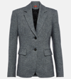 Altuzarra Fenice Wool-blend Blazer In Grey